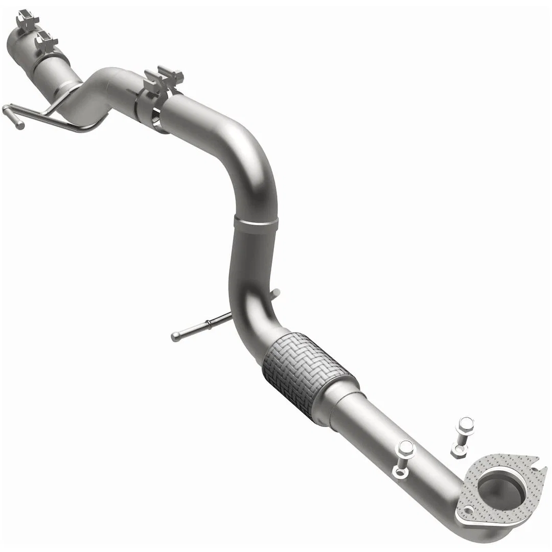 107-0396 – BRE EXHAUST Exhaust Pipe, 2 Inch Outside Diameter Stainless Steel With Hardware/ Gasket/ Hanger/ Clamps